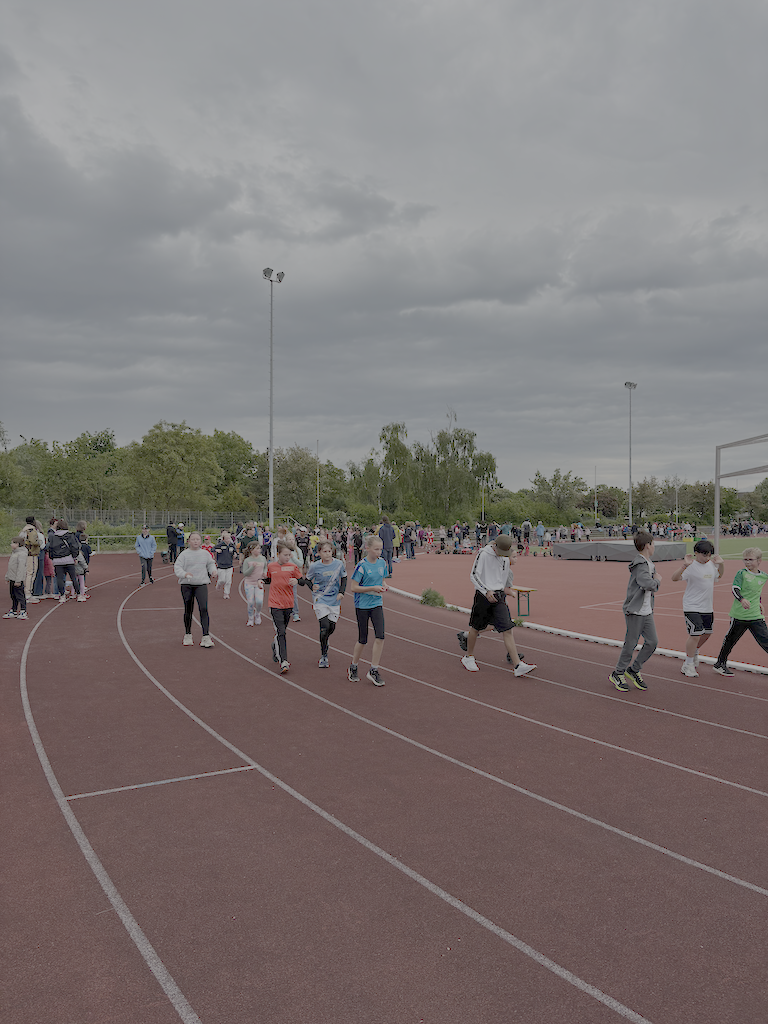 Schüler beim Sponsorenlauf